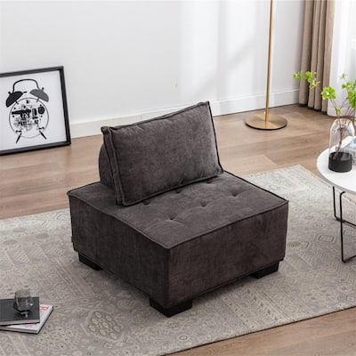 Accent Sofa Living Room Sofa with Solid Wood Legs