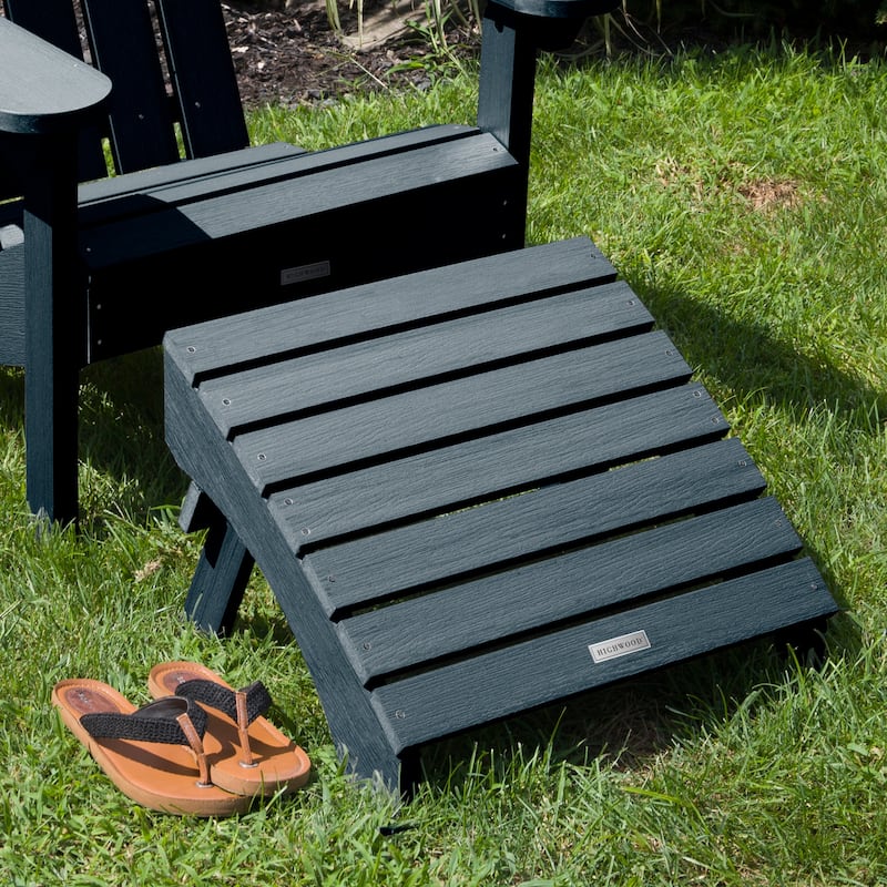 HIGHWOOD Eco-Friendly Synthetic Wood Folding Ottoman