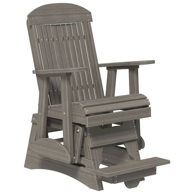 Outdoor All-Weather Poly Lumber Classic Balcony Glider