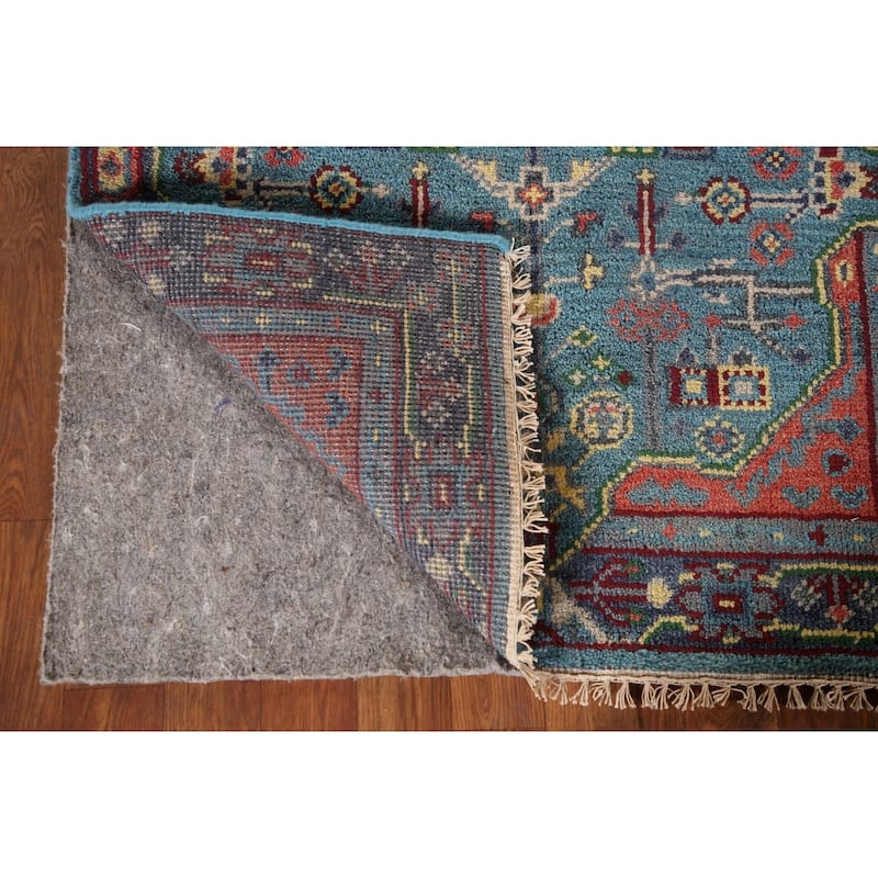Blue Heriz Serapi Oriental Accent Rug Wool Carpet - 2'11"x 4'11"
