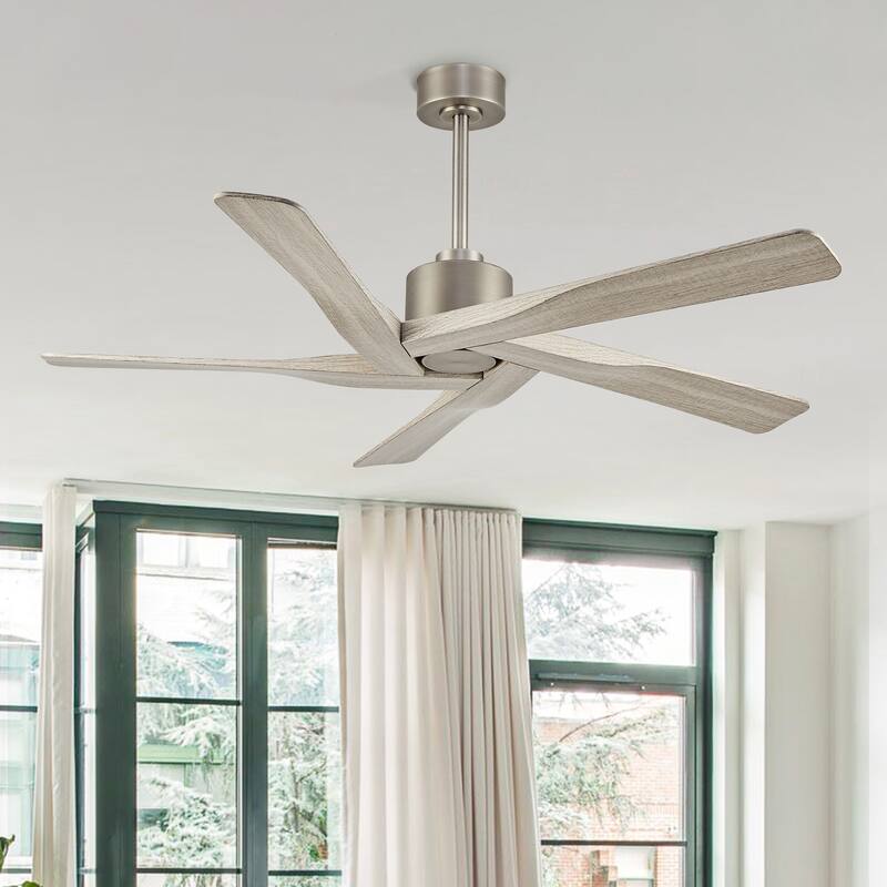 WINGBO 54 inch 5 ABS Blades DC Motor Indoor Ceiling Fan with Remote Control