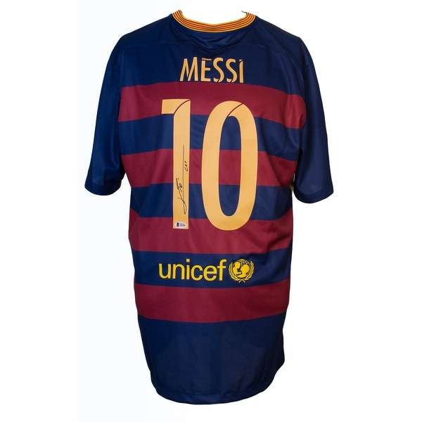messi signed jersey