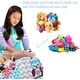 preview thumbnail 116 of 187, Kids Bean Bag Chair Cover Stuffed Animal Storage or Toy Organizer 27 Inch Medium - Canvas Owls White and Blue