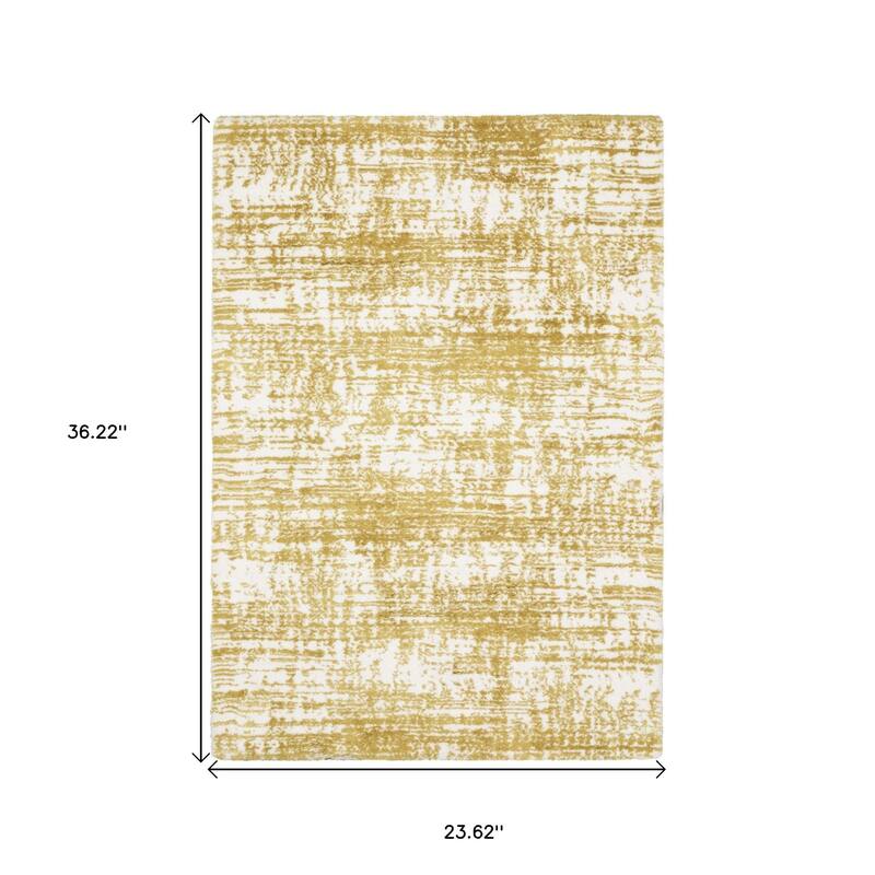 HomeRoots Abstract Industrial Runner Area Rug