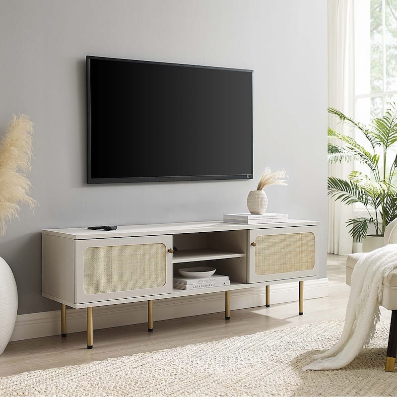 Cambria 60" TV Stand - White