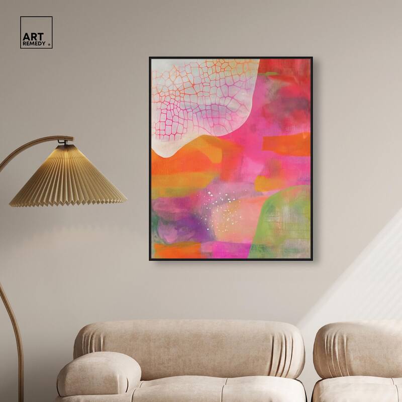 Garnet Gleam III Canvas by Art Remedy