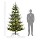preview thumbnail 3 of 7, HOMCOM 8' Prelit Artificial Christmas Tree with Warm White LED lights - Green - 8 Foot