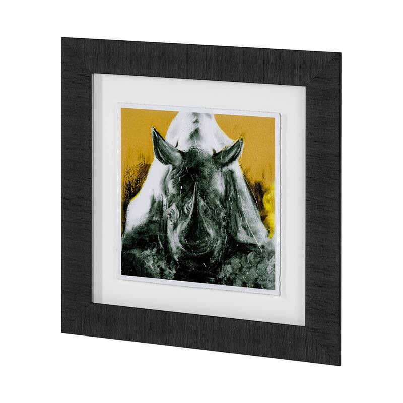 Rhino Yellow Framed Art Print