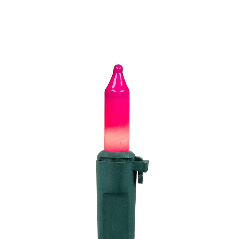 Mini Christmas Light Set - Pastel Multi-Color - 20' Green Wire - 100ct - 20ft