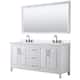 Option White / White Quartz Top / Matte Black Hardware