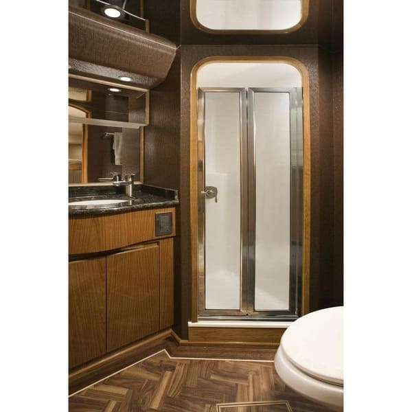 Coastal Shower Doors P2024 70 C Paragon Series 24 X 71 Framed Bi Fold Double H Overstock 27998945