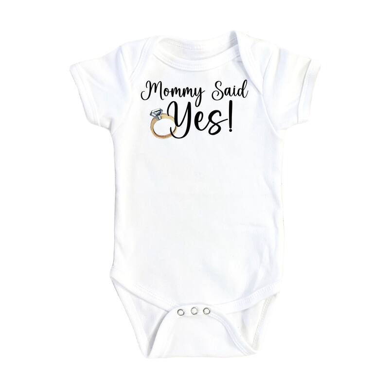 Wedding Mommy - Baby Boy Girl Clothes Infant Bodysuit Funny Cute Newborn - Natural - 0-3M