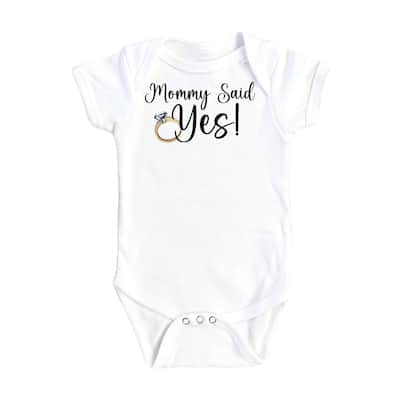 Wedding Mommy - Baby Boy Girl Clothes Infant Bodysuit Funny Cute Newborn