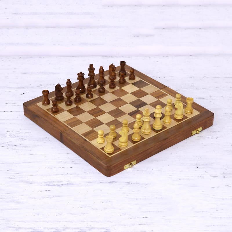 Novica Handmade Royal Delight Wood Chess Set