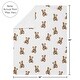 preview thumbnail 4 of 3, Sweet Jojo Designs Boho Teddy Bear Boy, Girl, Gender Neutral Baby Receiving Security Swaddle Blanket -Brown, Watercolor, Classic