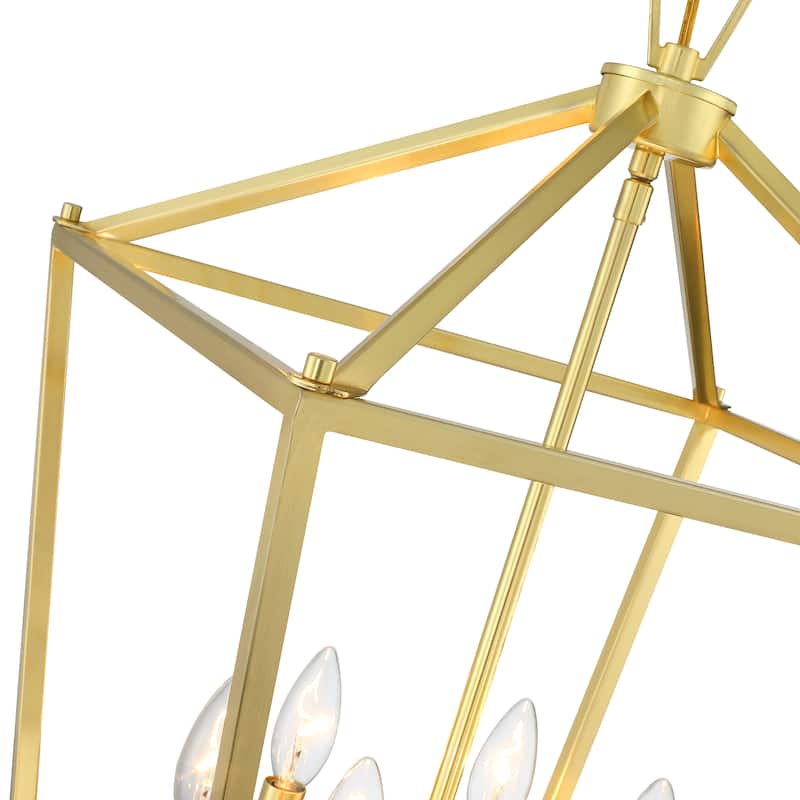 6 - Soft gold Light Pendant - 16"x16"x24"