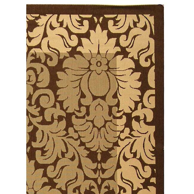 SAFAVIEH, Courtyard Foelke Indoor/ Outdoor Patio Backyard Rug
