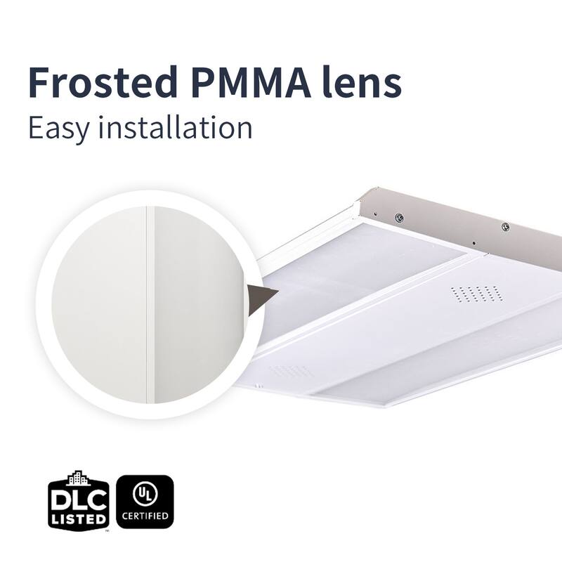 2FT Linear High Bay Shop Light, 160W, 5000K, Microwave Sensor, Dimmable