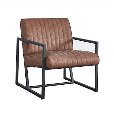 25.98" Upholstered Arm Chair with Durable Steel Legs for Living Room
