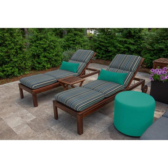 Sunbrella® Solid Fabric 1-Piece Indoor/Outdoor Lumbar Pillow, 19"W x 12"L