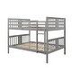 preview thumbnail 19 of 19, Full over Full Bunk Bed with Ladder for Bedroom