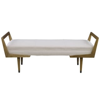 Uttermost Waylon 60" Wide Urban Mid-Century Modern Upholstered Bed