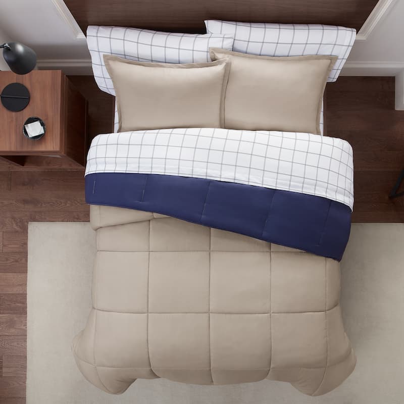 Serta Simply Clean Antimicrobial Reversible Bed in a Bag