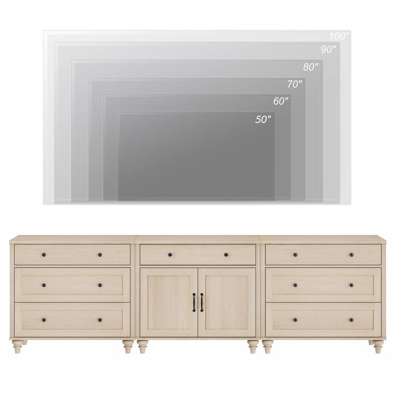 Sideboard Buffet Cabinets with Doors and Drawer
