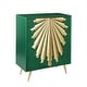 preview thumbnail 8 of 6, Modern Glam Solid Wood Cabinet 2-Door Sunburst Accent Storage Sideboard Cupboard Dining Room Buffet