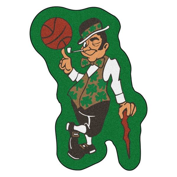 Nba Boston Celtics Mascot Novelty Logo Shaped Area Rug Overstock 22627580