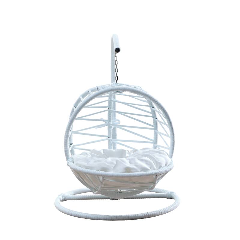 Hazal Swinging Hammock Cat or Small Dogs Petbed with Cushions, Black or White