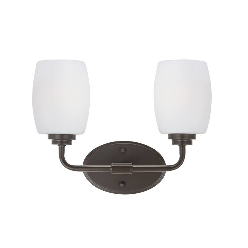 Brio Lighting Meira 2-Light Dimmable Bathroom Vanity Light