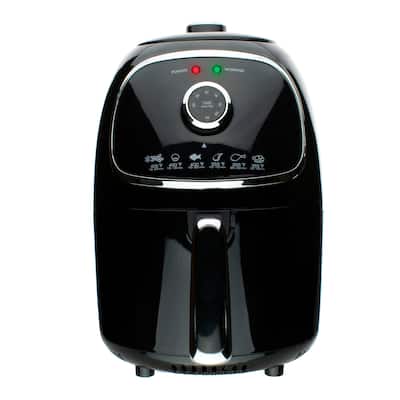 Brentwood 2 Quart Small Electric Air Fryer Black