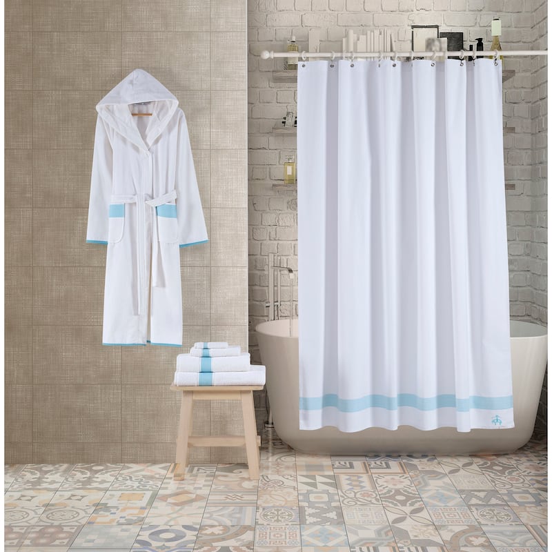 Brooks Brothers Ottoman Rolls Shower Curtain