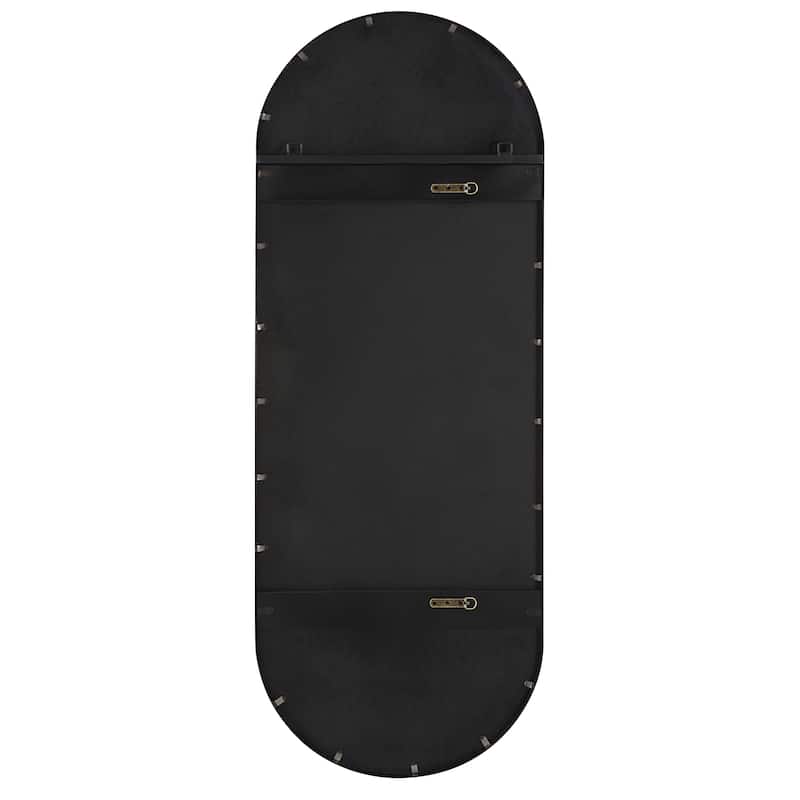 Uttermost Varina Tall Black Mirror - 22"x 60"