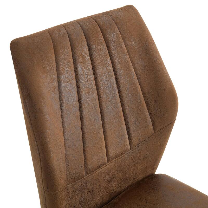 Round Dining Table Set for 4, Modern Glass Dining Room Table with 4 Chairs, 5 Piece Kitchen Table and Chairs Set for Small Space