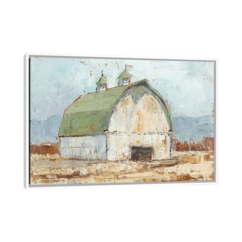 iCanvas "Whitewashed Barn III" by Ethan Harper Framed Canvas Print - White - 26x40