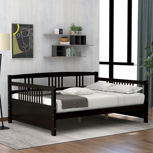 Shop Merax Full-size Solid Wood Daybed Frame - Overstock ... Oz architects mediterranean living room phoenix a rustic, yet solid daybed crafted of solid wood and covered in a natural finish, this daybed knows how to bring you blissful.