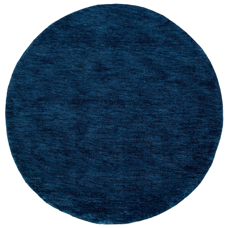 SAFAVIEH Handmade Carmine Virginica Modern & Contemporary Rug - 6' Round - Turquoise