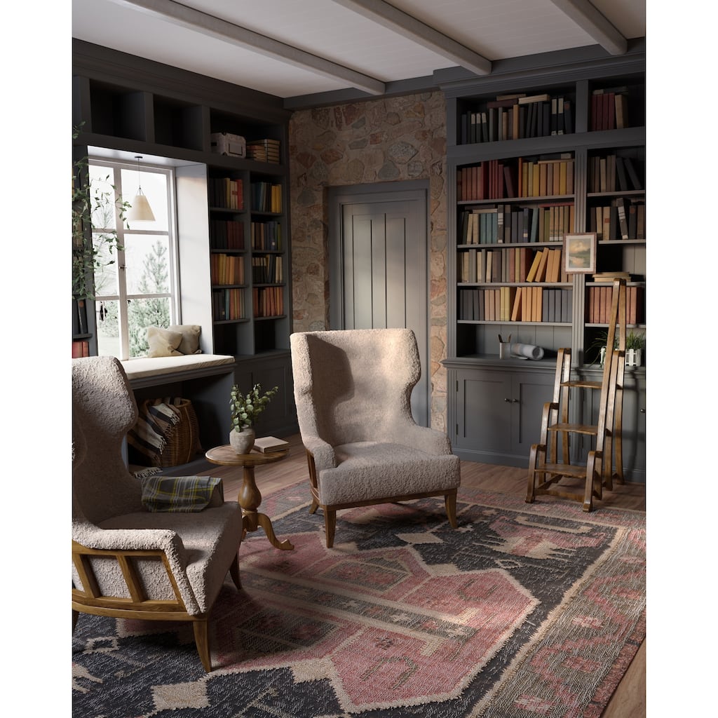 Momeni Nirvana Hand Woven Wool and Jute Oriental Area Rug.