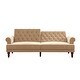 preview thumbnail 11 of 41, The Novogratz Upholstered Cassidy Futon Convertible Couch