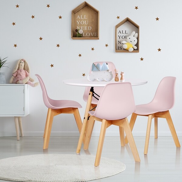 Shop Vecelo Cute 5-piece Kids Dining Set play table set ...