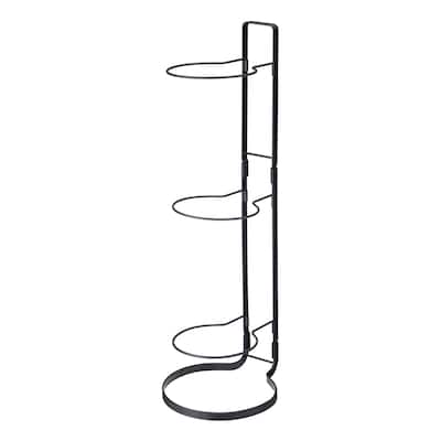 Yamazaki Home Sports Ball Stand, Steel, Holds 6.6 lbs - L 10.04 x W 8.07 x H 25.59 inches