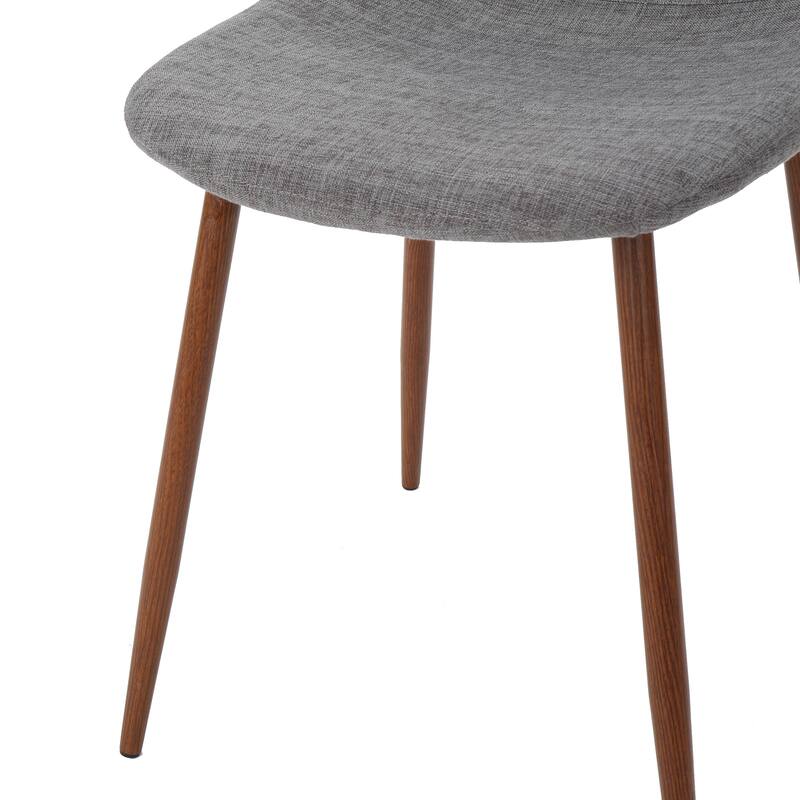 Raina Mid-century Upholstered Dining Chairs (Set of 2) by Christopher Knight Home