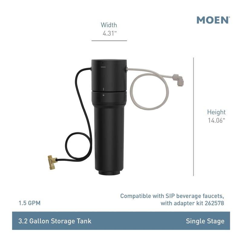 Moen F9800 Single Stage Under Sink Water Filtration System