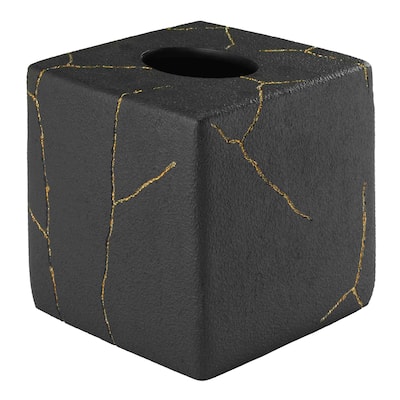 Nicole Miller Sydney Tissue Cover - Black - Tissue Cover