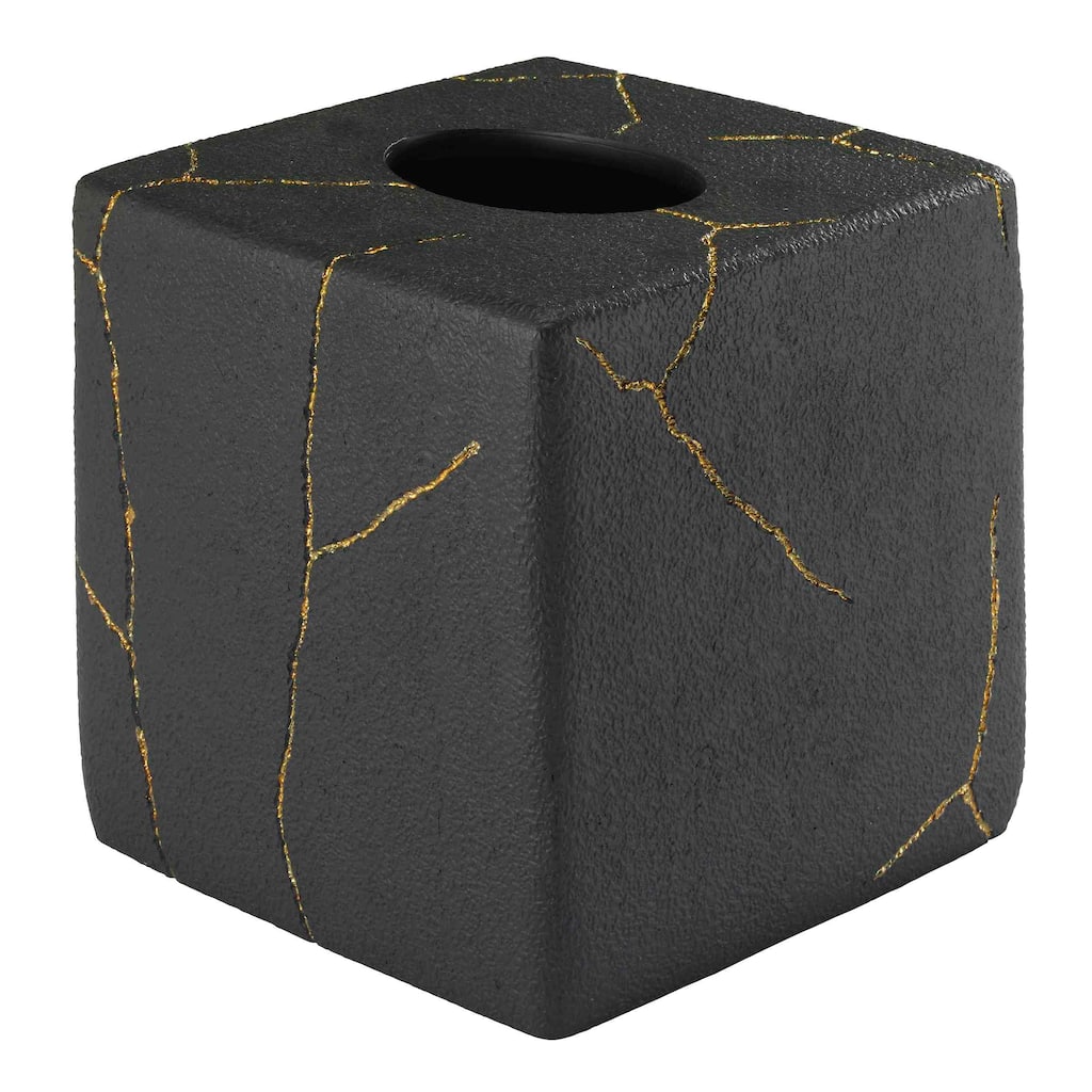 Nicole Miller Sydney Tissue Cover - Black - Tissue Cover
