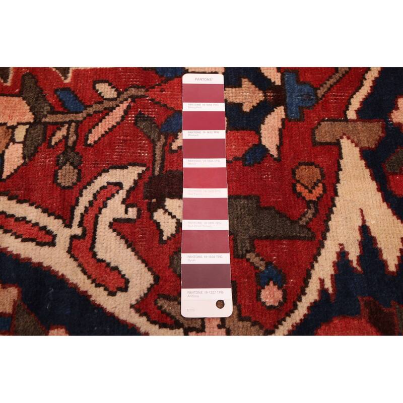 ECARPETGALLERY Hand-knotted Kayseri Vintage Red Wool Rug - 6'11 x 9'9