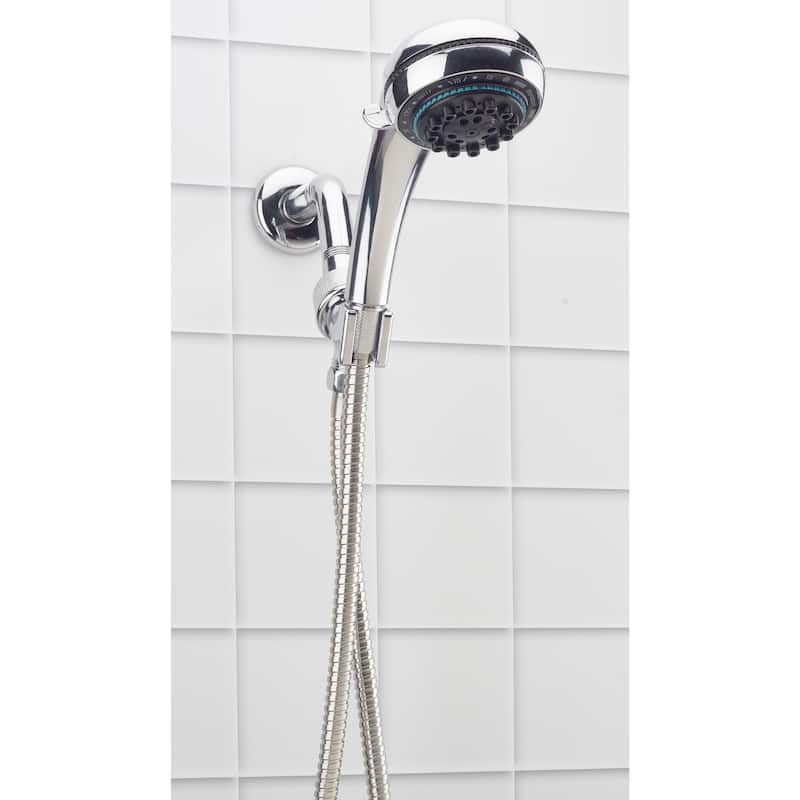 Bath Bliss Shower Head and Cord - 3.15"x3.15"x8.66"