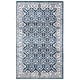 preview thumbnail 53 of 54, SAFAVIEH Brentwood Dile Oriental Damask Trellis Rug 3' x 5' - Navy/Light Grey - Rectangle
